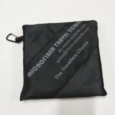 Custom Microfiber Drying Towel,Beach Towel With Zipper Pocket
