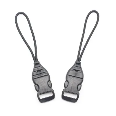10mmSecurity Keychain Detachable Black USB Flash Drive Key Access Card Mobile Lanyard Pie DIY Chain Short Rope Connection Buckle