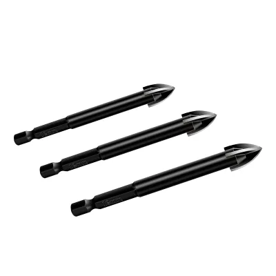Overlord Punichng Masonry Drill Bits Set for Tile, Brick, Cement, Concrete, Glass, Plastic, Cinder Block,Metal
