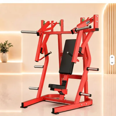 Home Gym Board-mounted Loaded Seated Chest Press Machine, Chest Pressing Strength Training, Affordable Price.