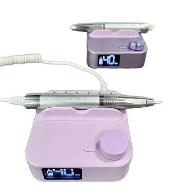 Portable Pro Desk-top Brushless Motor Stainless Steel Nail Drill Metal BLDC 40000RPM Nail Drill Machine for Salon