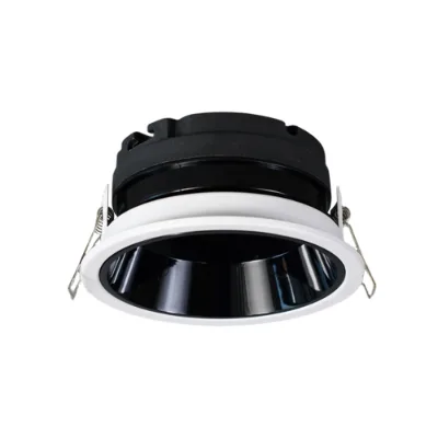 GX53 LED Downlight Housing Iron Recessed Frame with Socket Ceiling Mount Fixture Fits Standard GX53 Bulb