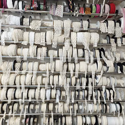 Wholesale Custom Low Price Lac Lace Te Trim Cotton Multi Style Selection of Woven Lace Trims for Children's and Women's Clothing
