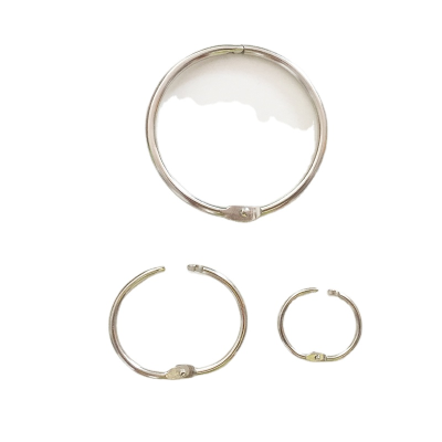 School Card Ring 20mm to 80mm Different Size Nickel Book Ring Book Binding Ring