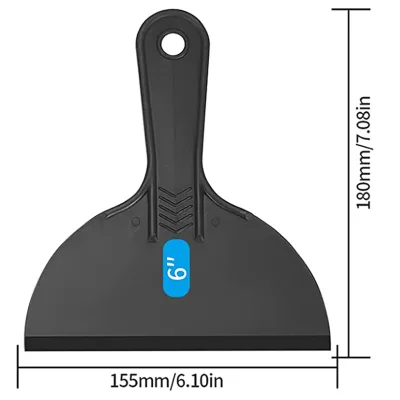 5/6-piece Set of Putty Knife Plastic Scraper Wallpaper Plastic Paint Scraper Repair Fill the Wall