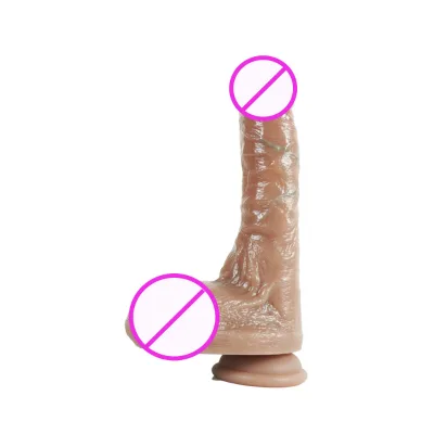 Woman and Lady's 484g Sildo Sensual Products Toys Clear Texture Vibrator Real Skin Skin-Friendly Feeling Dildo for Sexy Machine