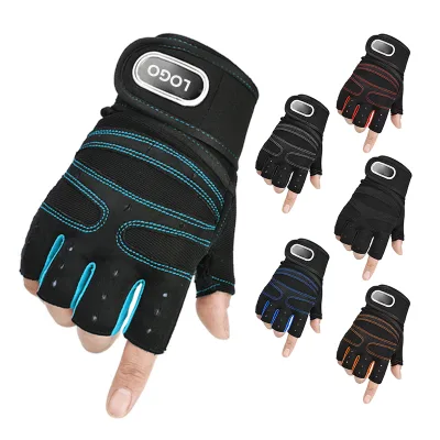 Fitness Body Building Wristband Sports Exercise Weightlifting Half Finger Gym Gloves