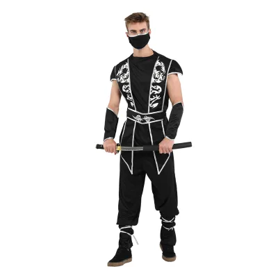 Halloween Jumpsuit Carnival Party Costume Halloween Costume Ninja Suit With Props