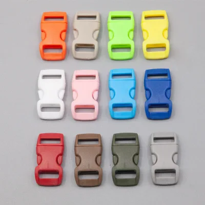 Plastic Bag Side Release Buckle Bracelet Curved Dog Collar Strap Bag Parts DIY Sewing Tools