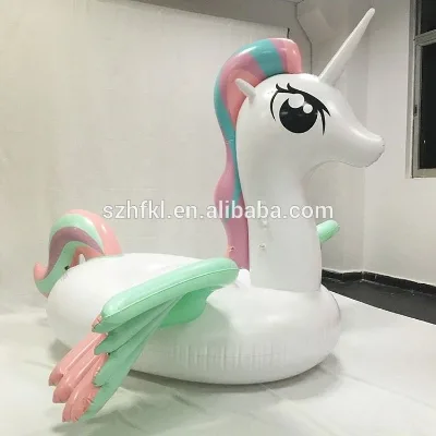 New Elegant Purple pony Inflatable Float unicorn Pool Float