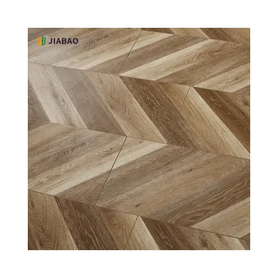 Hdf Good Price Wear Resistance Antislip Laminate Fishbone Flooring for Coffee Shops