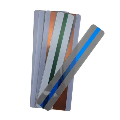 Chinese Custom Print Reading Bookmark Kids Diy Plastic Index Guide Reading Strip Ruler