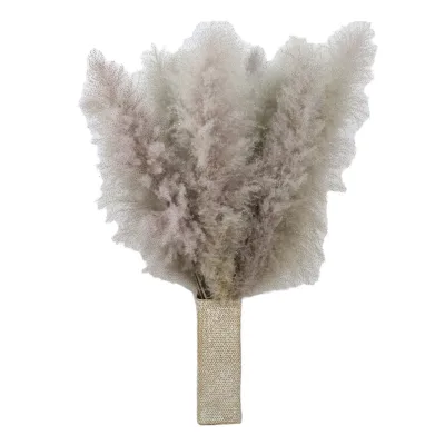 Hot Selling 120cm Grey Natural Dried Large Pampas Grass for Wedding Christmas Valentine's Day & Easter Decorations Natural Touch