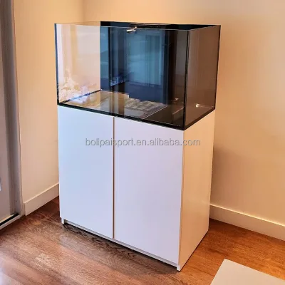 45-200cm Gallon Aquatic Fundamentals Aquarium Stand 75/90 Gallon Fresh Salt Water ultra clear Back Filter Glass Fish tank