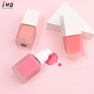 Single-color Liquid Blush Matte Finish Lightweight and Finely Textured Long-lasting No logo 5 Colors Optional