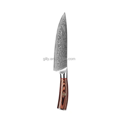 2021 New Designed Vg 10 Chef Knife Damascus Steel Kitchen Knives in High Quality