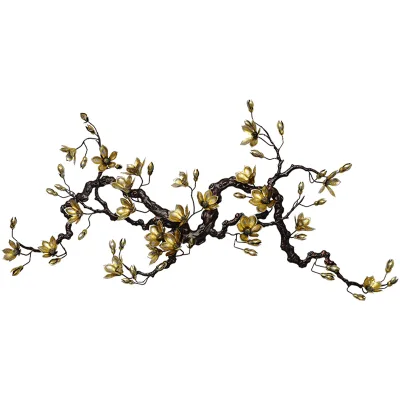 Dali Luxury Modern Art Metal Flowers Wall Wedding Home Decor for Sales Center