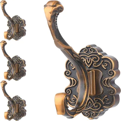 Factory ODM/OEM Heavy-duty Hanging Hook; Decorative Hook Used for Behind-the-door Entryway, Mudroom, Bathroom, Garage, Hooks