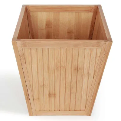 Multi-Purpose Luxury Bamboo Rectangle Food Storage Box with Magnet Small Size Customizable