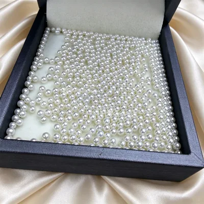 Factory Direct Sales 2-3mm Natural Freshwater Loose Pearls White Round  Fit Pendant DIY Jewelry Perlas Para Bisuteria Por Mayor