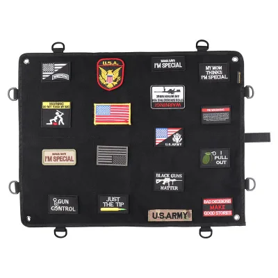 Multifunctional Foldable Camouflage Tactical Armband Tactical Board Patch Organizer Holder Display Collection