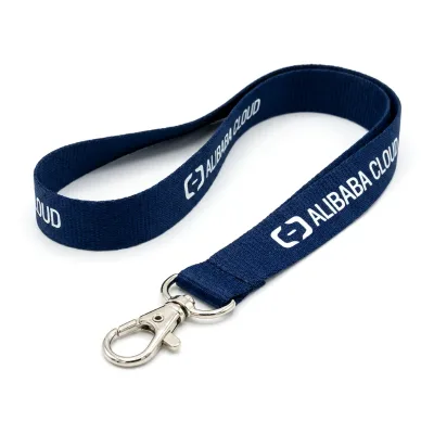 Eco-friendly RPET Lanyard Recycled Polyester Neck Strap with Custom Logo for Sustainability