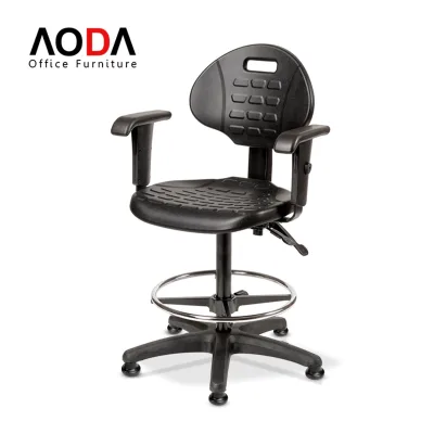 Commercial Laboratory Chair With 3D Armrest Industriestuhl Ergonomic Lab Chair Silla De Laboratorio Silla De Altura Regulable