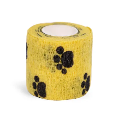 Factory Outlet Flexible Self-adhesive Vet Wrap Non Woven Pet Cohesive Elastic Bandage for Dogs