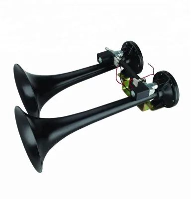 24V TGV Air Horn ,2 Speakers with Black Painting Trumpets