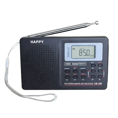 External Power Supply Portable Mini Radio Rechargeable Battery With Usb