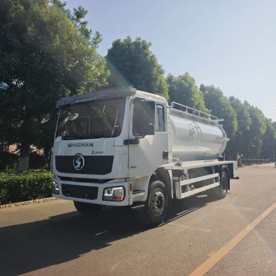 Shacman L3000 4*2 Self Suction Self Discharge Sewage Suction Truck 15000L for City Sanitation and Construction Site
