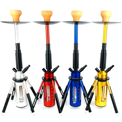 Portable Eco-Friendly Hookah Starter Rocket Hookahwax with LED Lights Shisha Accessories Luxury Design