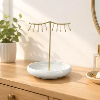T Bar Metal Jewelry Display Stand Jewelry Store Display Rack Necklace Display Racks for Earrings