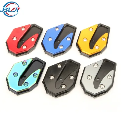 Motorcycle Modified Parts Anti-slip Foot Side Stand Aluminum Alloy Footrest Extension Pad Support Plate for NMAX155 2020-2024