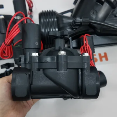DaringFish 3/4" 1.5" 2" Domestic Garden AC/DC Glass-Filled Nylon Black Solenoid Valve Automatic Irrigation Sprinkler Accessories