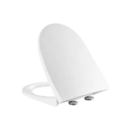F-002 High Quality White Slow Close PP Toilet Seat Cover Toilet Lid on Sale