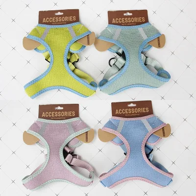 Nylon Pet Chest Harness Reflective Vest Style Dog Strap for Small and Medium-sized Dogs for Dog Walking