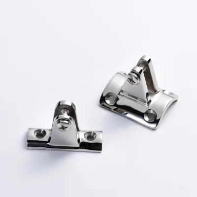 Marine Hardware Grade 316 Stainless Steel Marine Bimini Top Side Mount Deck Hinge Fitting