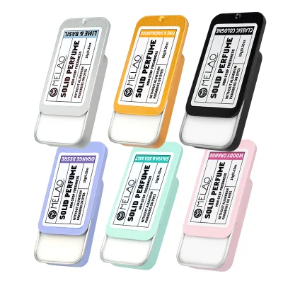 Custom Logo Women Gift Set Travel Size Portable Long Lasting Fragrance Solid Wax Perfume