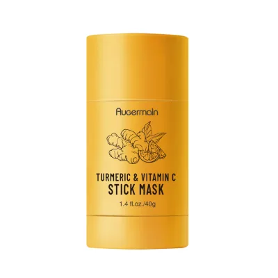 Custom Vegan Skin Care Face Clay Stick Mask Anti-acne Turmeric Vitamin C Facial Mud Mask Stick Brightening Turmeric Mask Stick