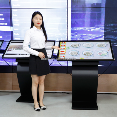 Multi Touch Screen/ Landscape/portrait,/Full HD/ UHD Lcd Digital Interactive Kiosk Turn Pictures Click to Play Videos Software