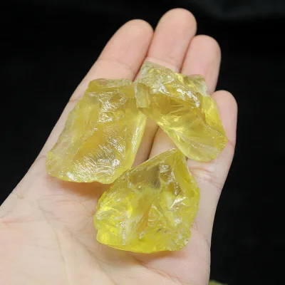 High Quality Lemon Citrine Crystal Rough Healing Stone Raw Rough Clear Citrine Stone
