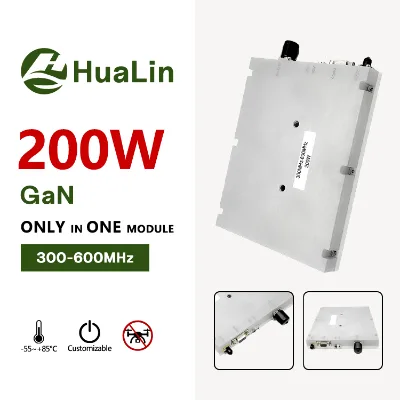 200W DDS Solid State 300-600MHz UHF Band RS485 Frequency Sweep Mode Prison Security Anti FPV RF Module