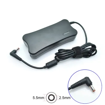 19V 4.74A 90W 5.5x2.5mm Bone Shape Laptop Power Supply Adapter for Brand New AU/EU Plug Compatible
