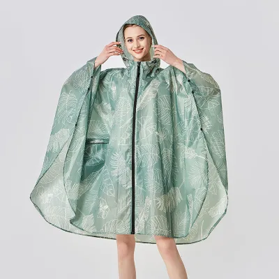 Waterproof Zipper Polyester for Adults Cross-Border Single-Person Rainwear for Outdoor Hiking Backpacking Riding
