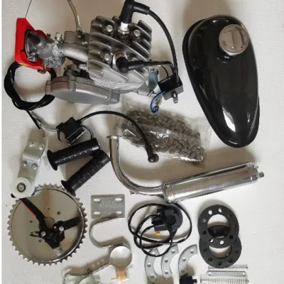80CC Bike Power Modification Kit Mountain Bike Petrol Gas Fuel Engine Bicycle 80CC 100C Engine