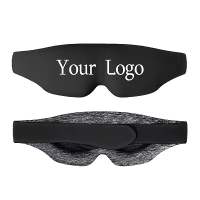 Super Soft 3D Sleeping Eye Mask Deep Eye Lash Extension Hot Sale Knit Technique Custom Logo Home Use