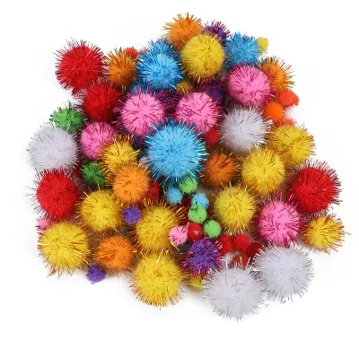 2.5cm  Tinsel Polypropylene Wholesale Craft Supplies for Kids' Creative Paste Toys DIY Art Projects Sunflowers