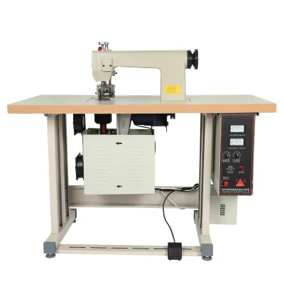 New Non Woven Fabric Cloth Industrial Ultrasonic Sewing Machine Single Needle Flat-Bed Chain Stitch Motor 20kHz CE Certified