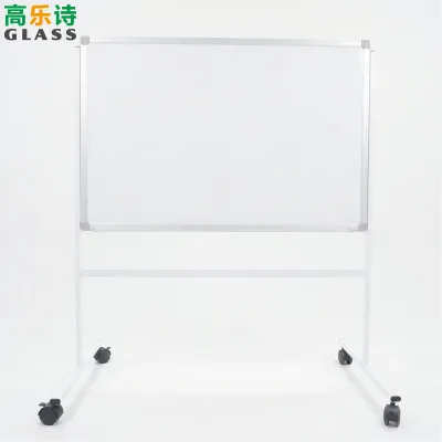 Height Adjustable Mobile Plastic & Metal Whiteboard 60x90cm Small Magnetic Dry Erase Board with Wheels for Kids Home Schooling